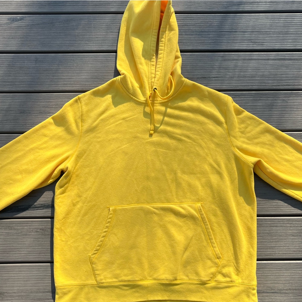 Tek Gear; Ultrasoft Fleece; Vibrant Yellow Hoodie; Active Wear; NWOT; Men’s XXL